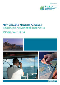 Cover art for Nautical Almanac 2023/24 edition