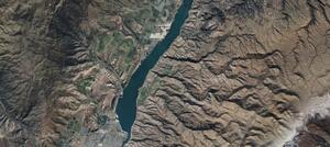 Aerial image of Lake Dunstan