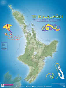 Preview image of Te Ika-a-Māui tangata place names map